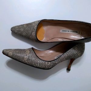 Manolo Blahnik | Snakeskin pumps